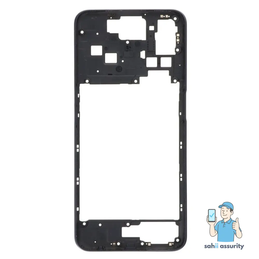 Middle Frame Ring Only for Oppo A52 Black thumbnail